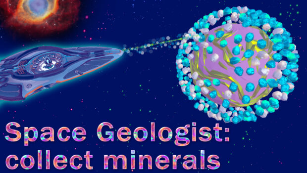 Space Geologist: collect minerals